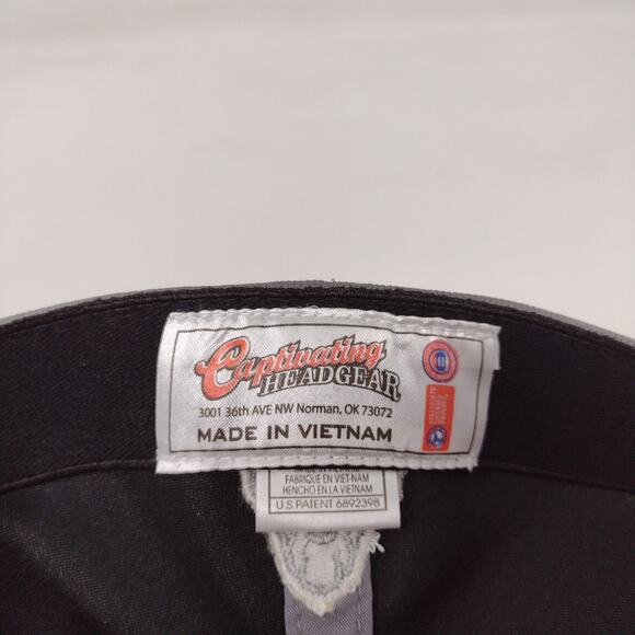 Captivating Purdue Boilermakers Hat Gray Black Stripes Embroidered Logo Train - Picture 12 of 13